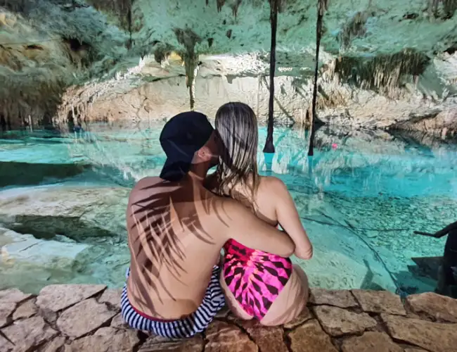 Taak Bi Ha underground river on a private Tulum excursion