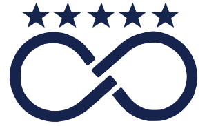 Keshi Private Tours, infinity and five-star logo